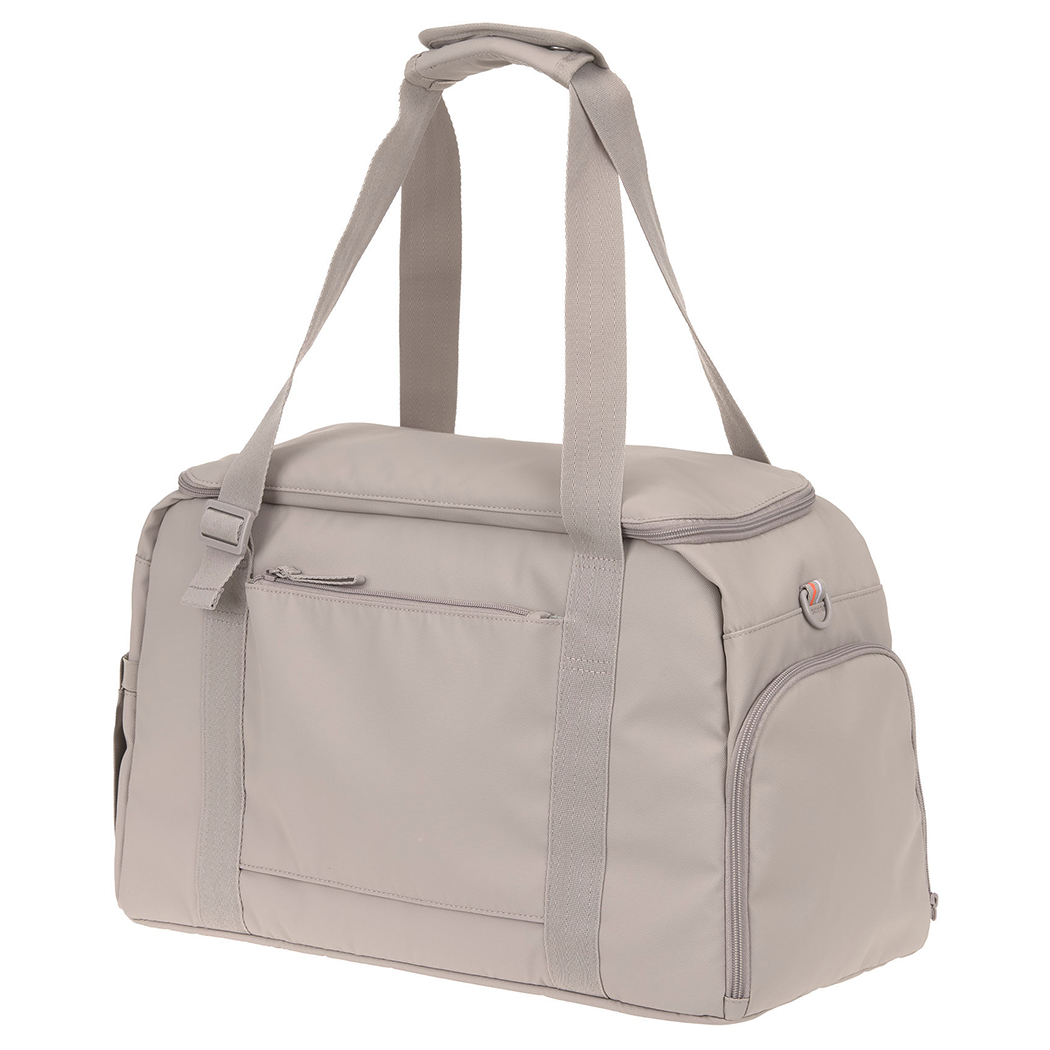 Umhängetasche, Sporttasche, Beige, Stofftasche, Reißverschlusstasche