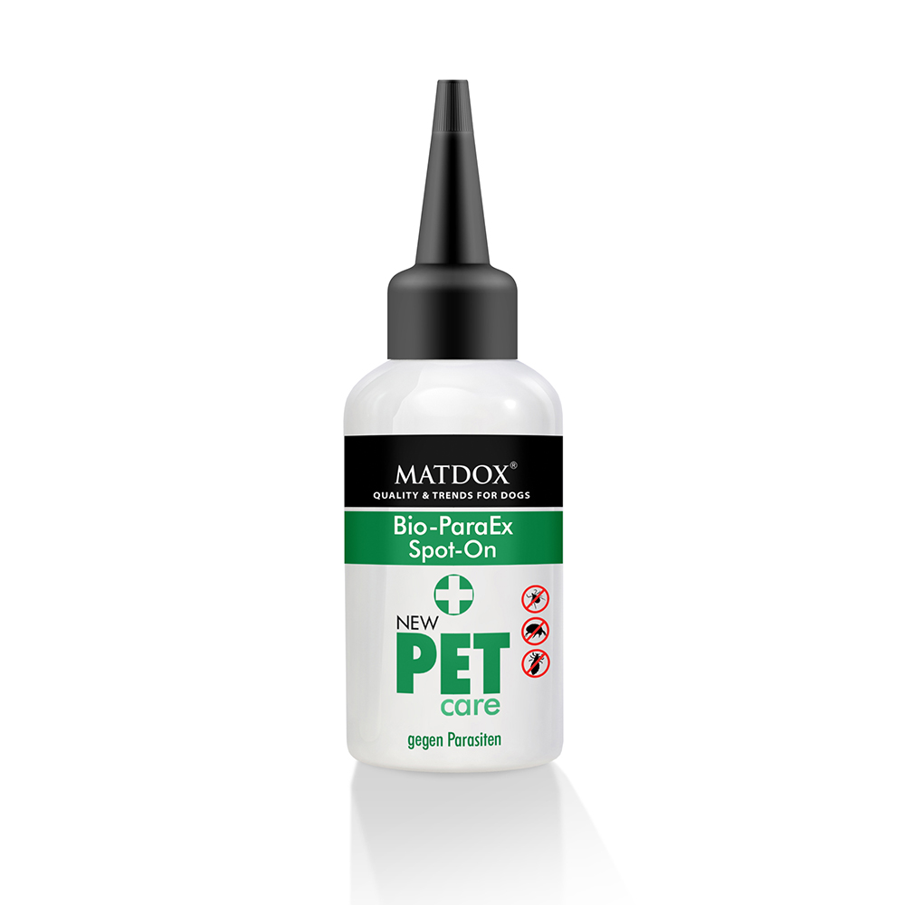 MATDOX PETcare Bio ParaEx Spot-On gegen Zecken und Parasiten 40ml