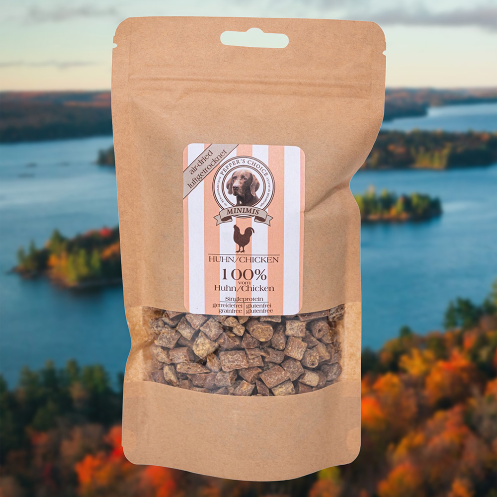 Hundefutter, Trockenfutter, Hundekuchen, 100% Huhn, Beutel