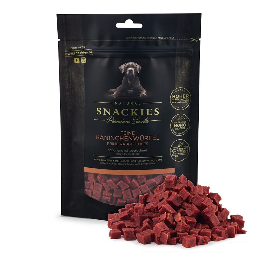 Snackies Kaninchenfleischwürfel 170g