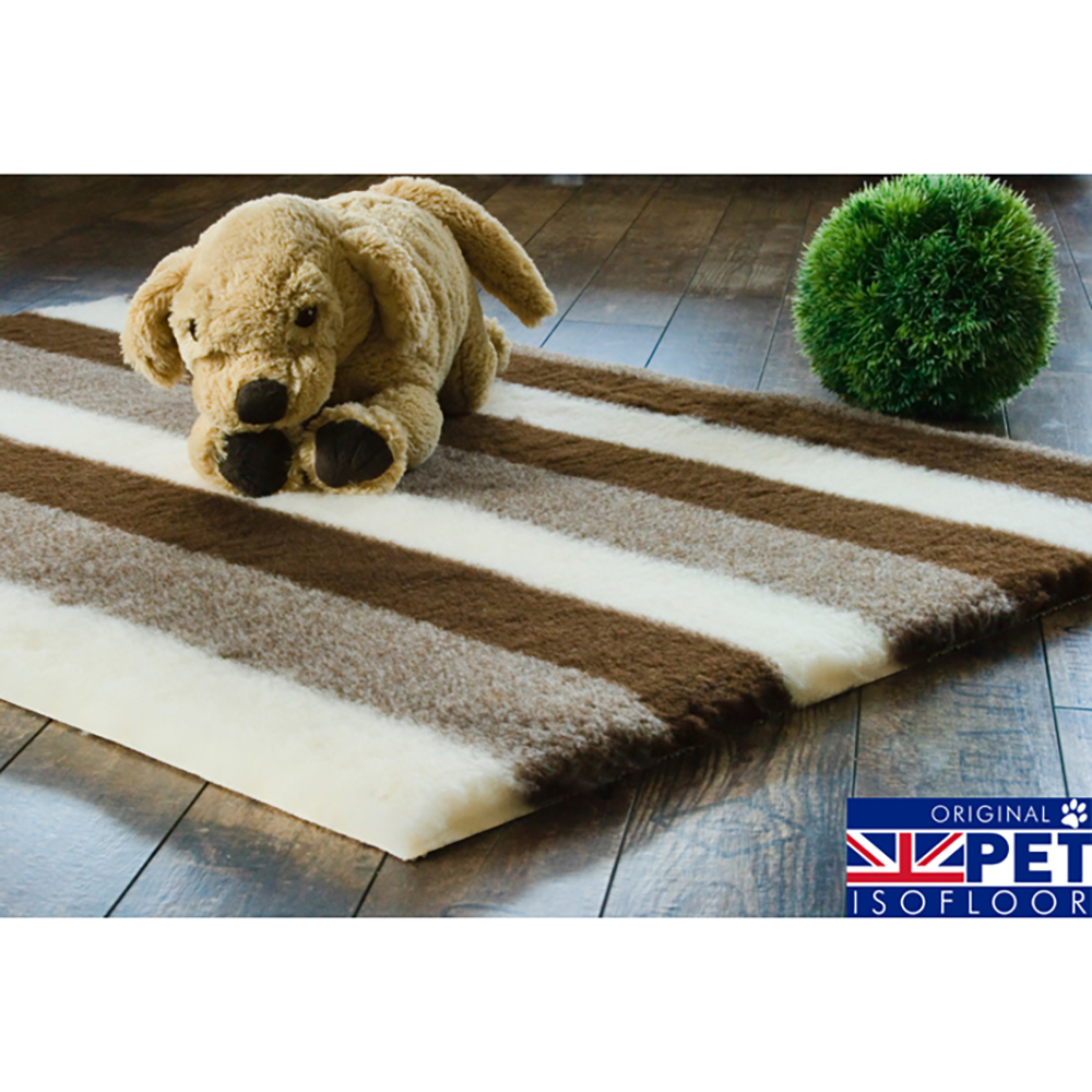 Pet Isofloor SX 100 x 75cm braun gestreift