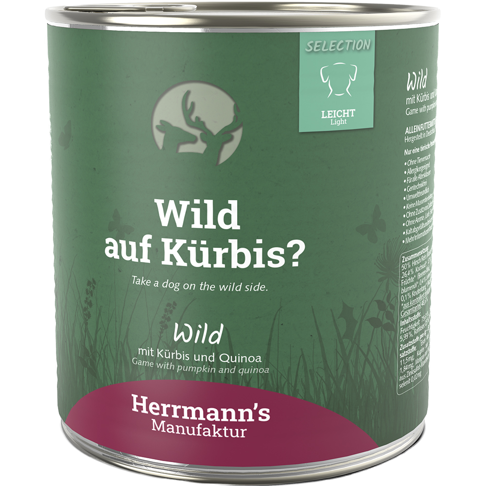 Kürbis-German, Wild, Katzenfutter?, Game with pumpkin, Quinoa