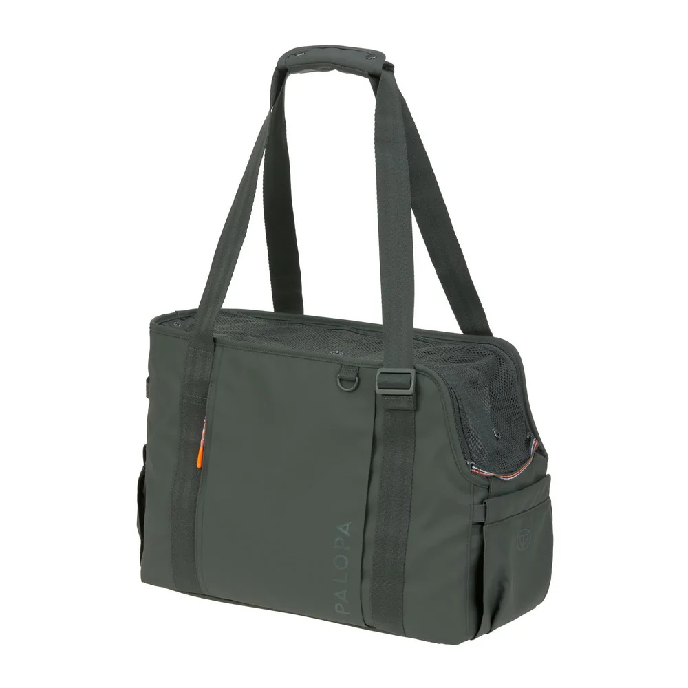Tote-Tasche, Reisegepäck, Grau, Zweihandgriff, Mesh-Täschchen