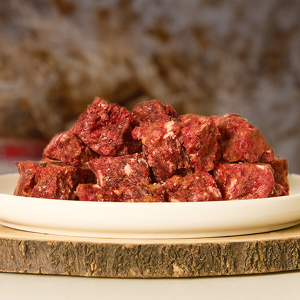 Rinderwürfel, Fleischwürfel, roter Fleischwürfel, Snackwürfel, Plateware