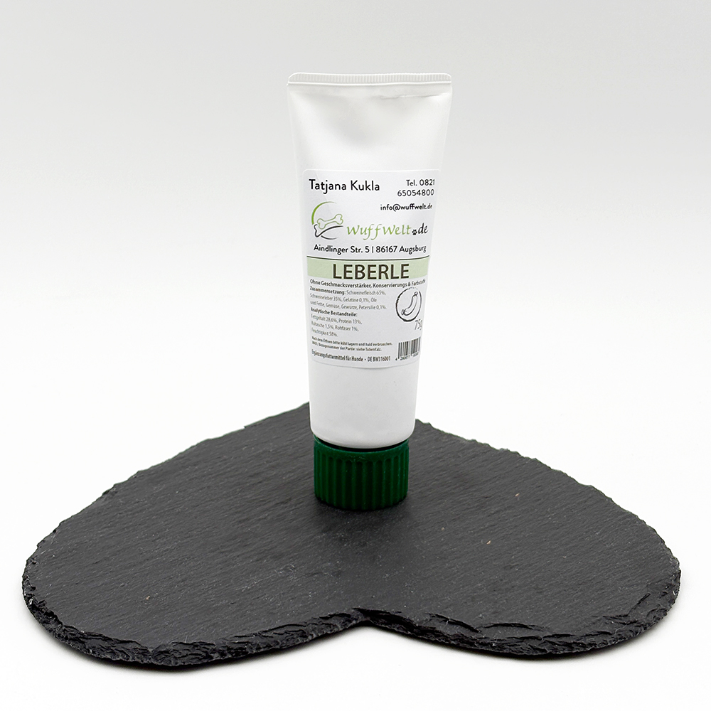 Wuffwelt Snack-Cream aus der Tube Leber 75g Flasche, Lotion