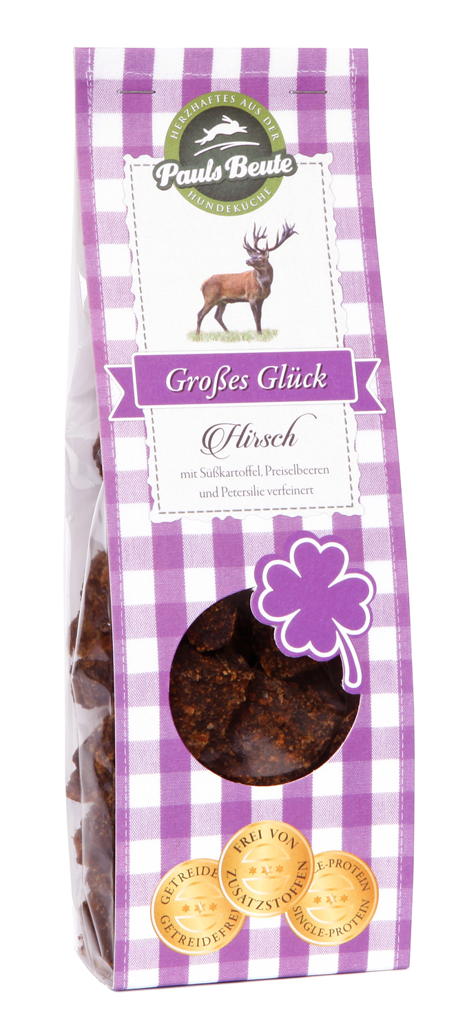 Pauls Beute Großes Glück Hirsch 200g Tier, Antilope, Säugetier, Tierwelt