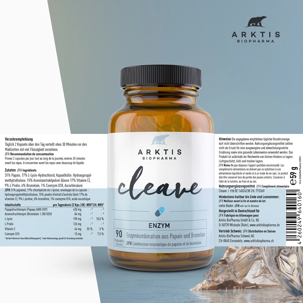 Arktis Cleave Enzyme 90 Kapseln 59g - HUMAN