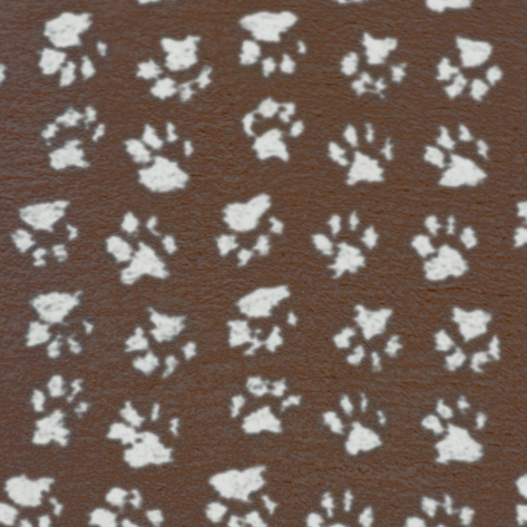 paw print, pattern, braun, weiß, Stoffstruktur