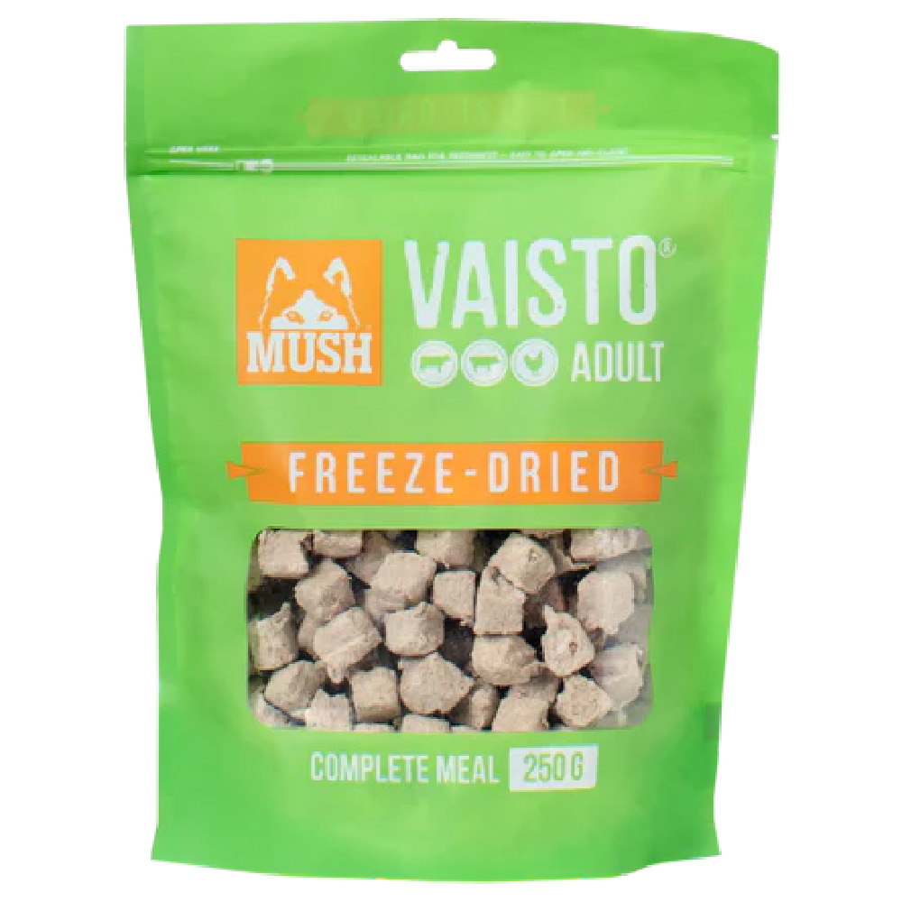 Freeze-dried, Complete meal, Kibble chunks, 250 g, MUSH Vaisto