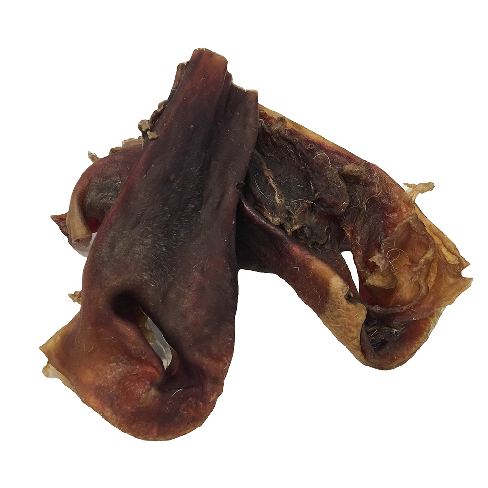 wuffwelt Rindernasen Stücke ca 15-20cm - 1000g Beutel Essen, Fleisch, Hammelfleisch