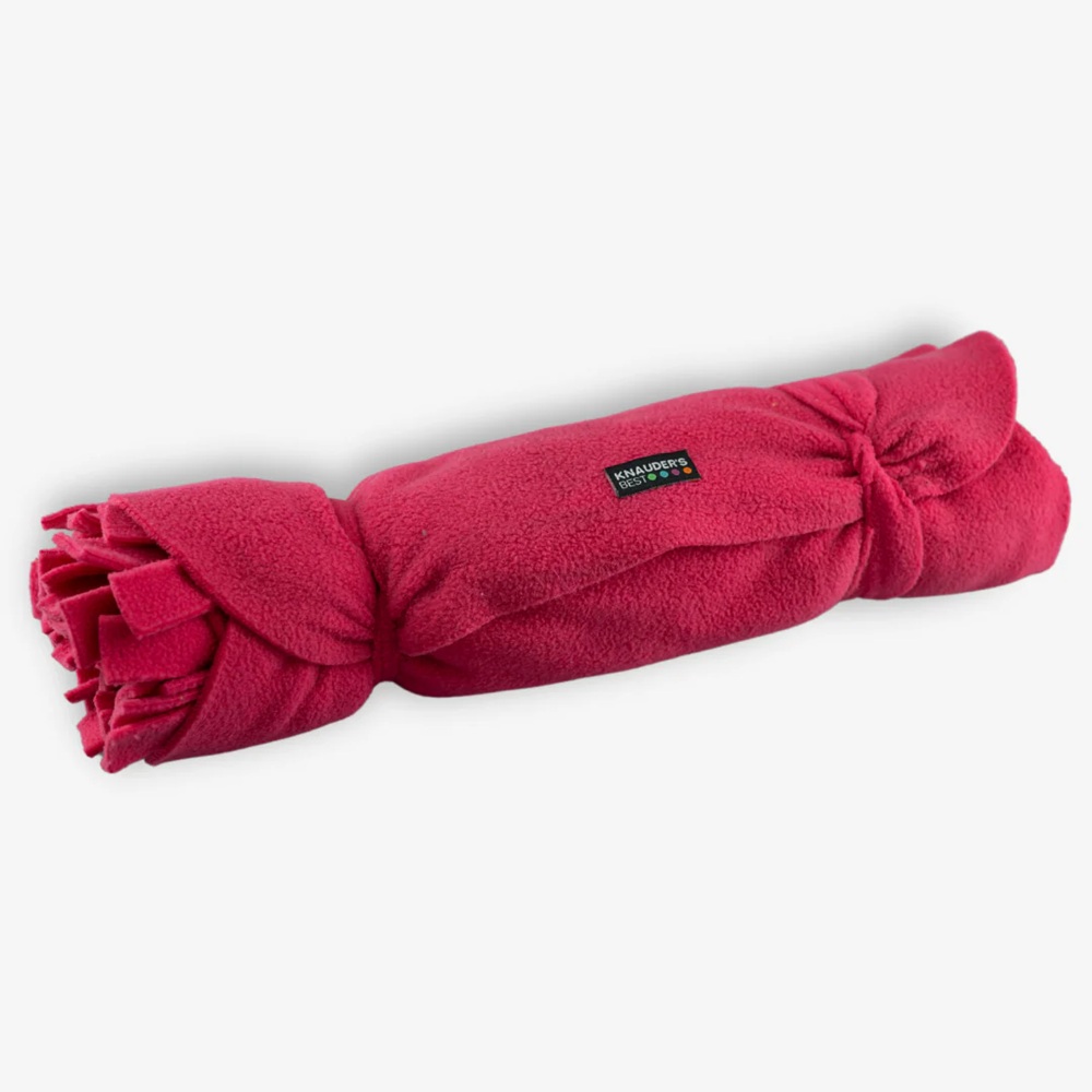 Fleece-Decke, Rolle, Kuscheldecke, Magenta, Knauders Best