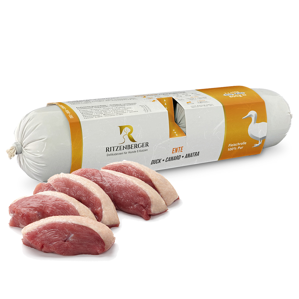 Ritzenberger Ente Fleisch pur Duo-Rolls 2x400g