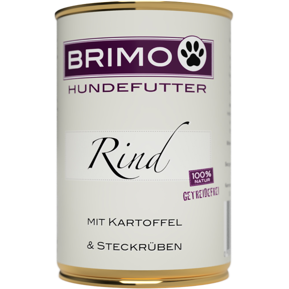 Hunde-Nahrung, Rind, Kartoffel, Steckrüben, 100% Natur