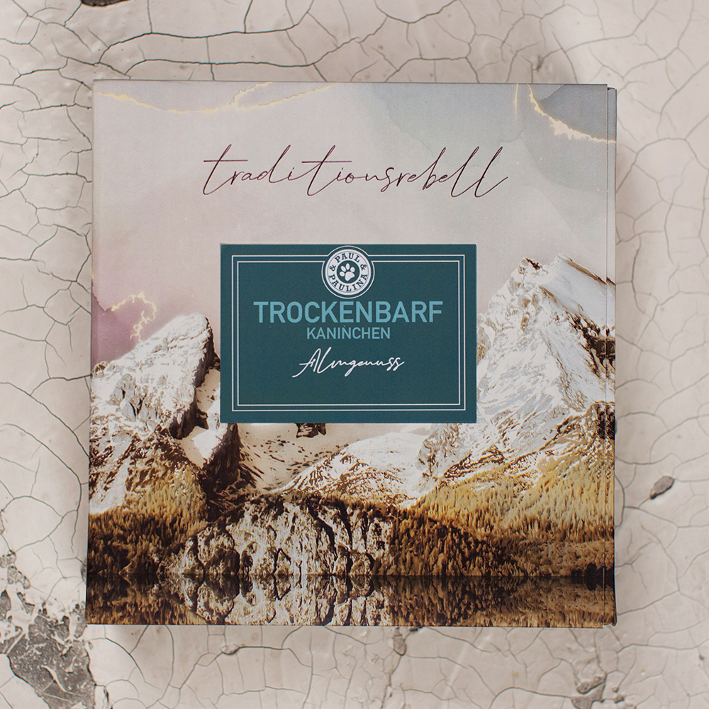 Trockene Nahrung, Kaninchen, Box-Verpackung, Mountain-Thema, Bildungsbox