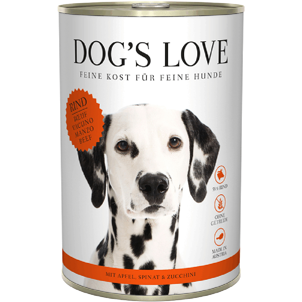 DOG’S LOVE Adult Rind Hunde Nassfutter