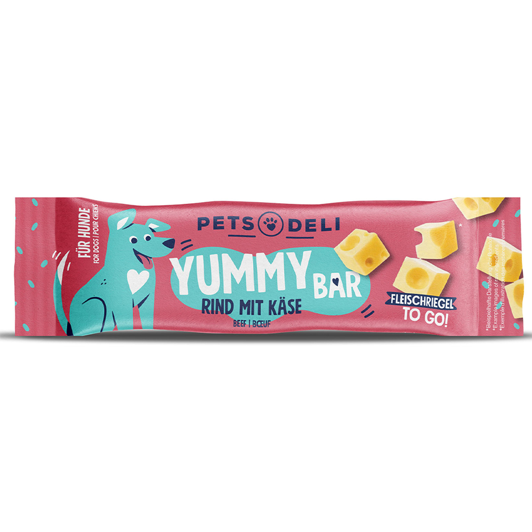Hunde-Snack, Rind, Käse, Käse-Snack, Tiernahrung
