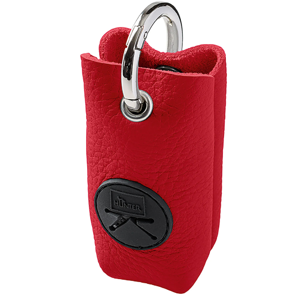 Schlüsselanhänger, Schlüsselring, Rotes Leder, Leder-Schlüsselkette, Kompakt
