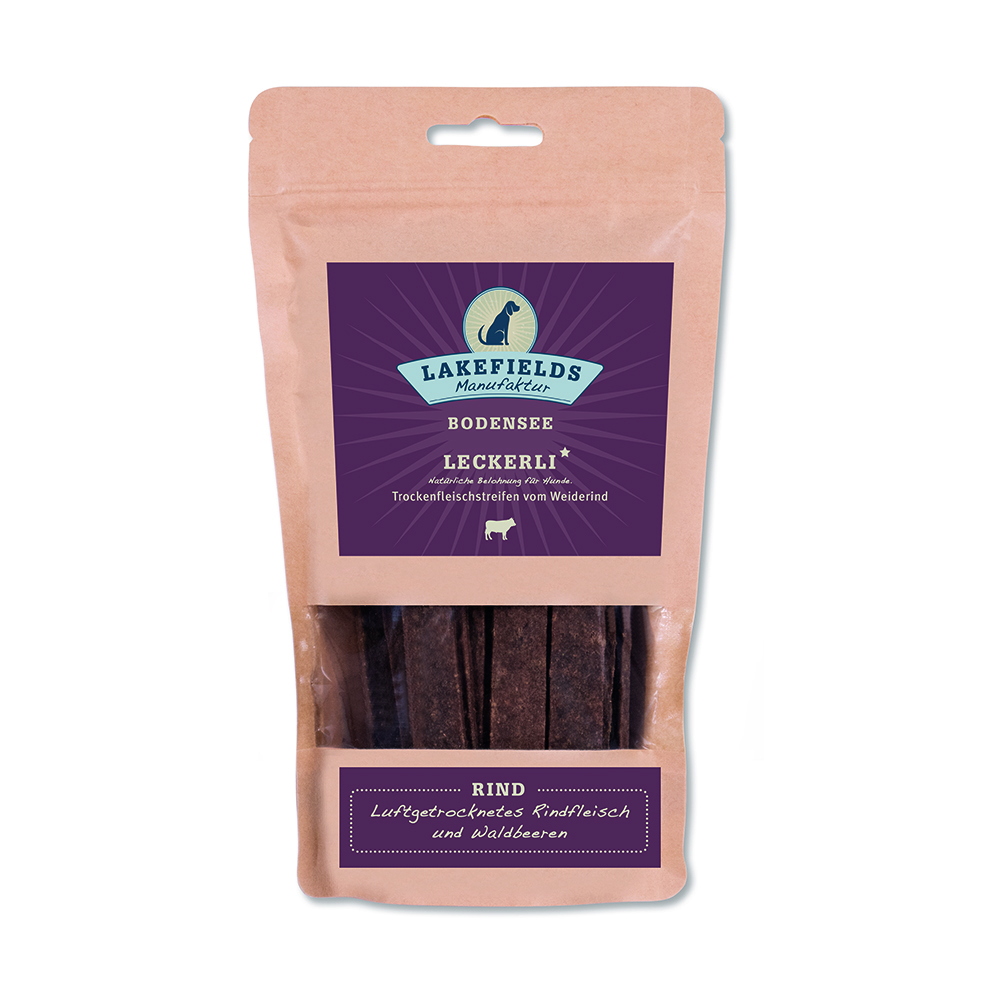 Lakefields Trockenfleischstreifen Rind 150g Weihrauch
