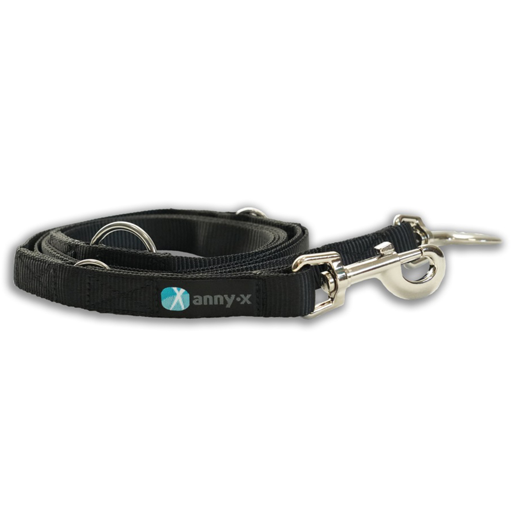 Hundehalsband, Schwarz, Velvet, Metall-Clip, Anny-X