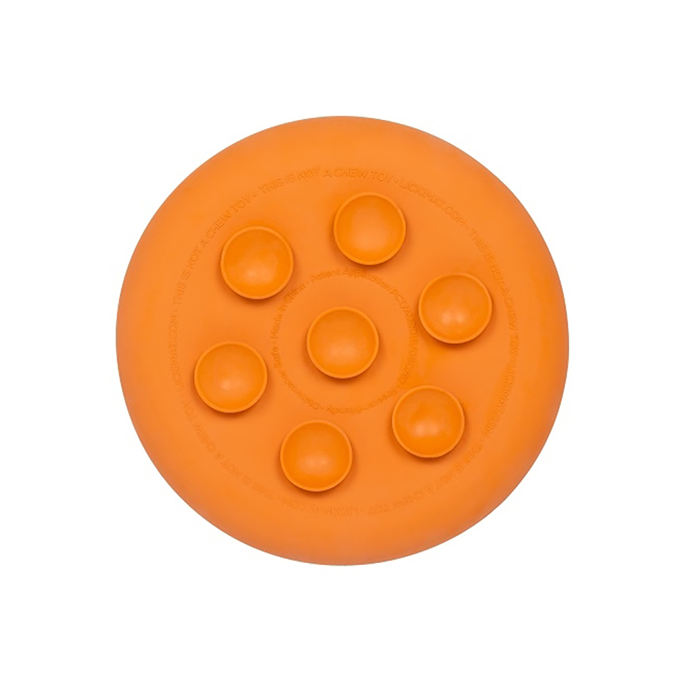 Handheld Massager, Massage Disc, Orange, Silicone, Runder Scheibe