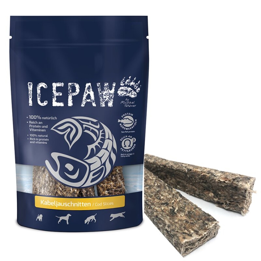 Kabeljau-Sticks, Protein Snack, Tierfutter, Kausnack, Pellets