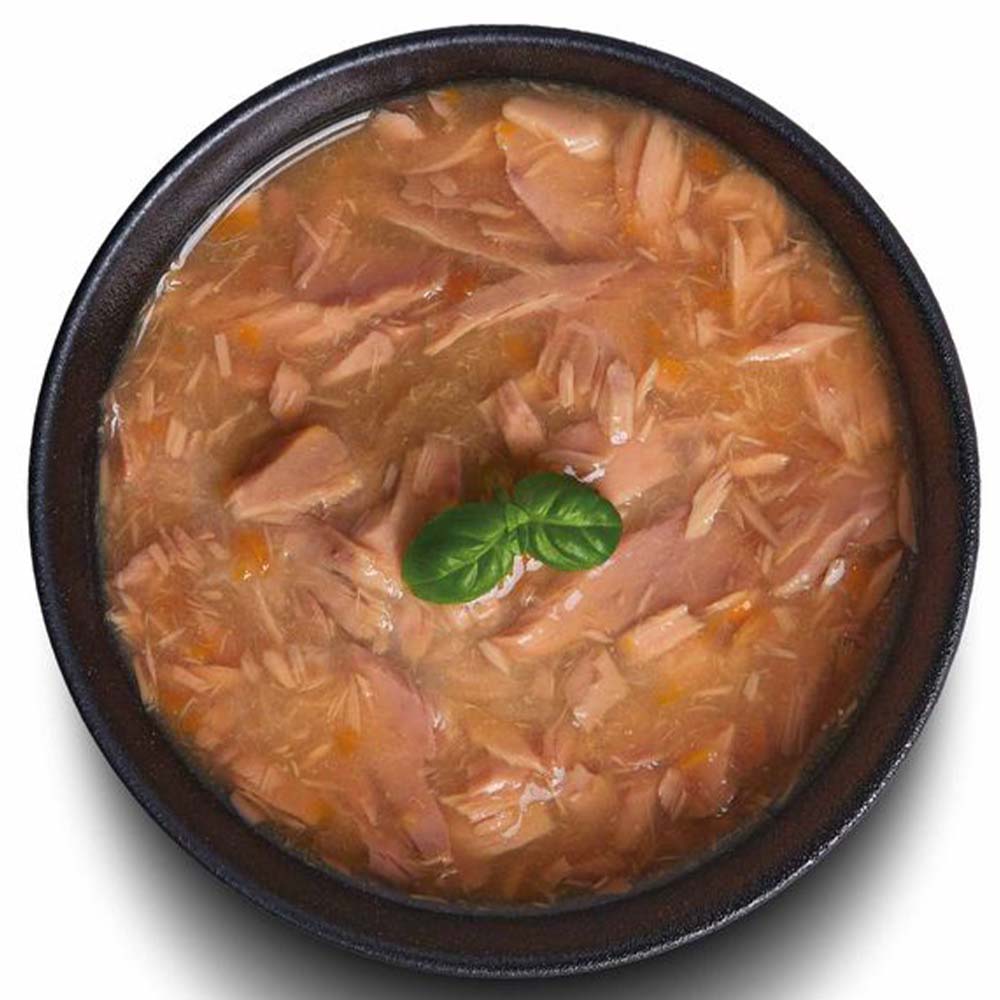 Hühnersuppe, Hühnerbrühe, Klarer Sud, Hühnerfleisch, Kräuter