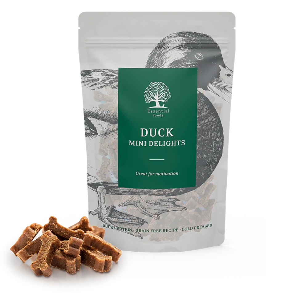 Duck treats, Duck protein, Grain free, Cold pressed, Bite-sized
