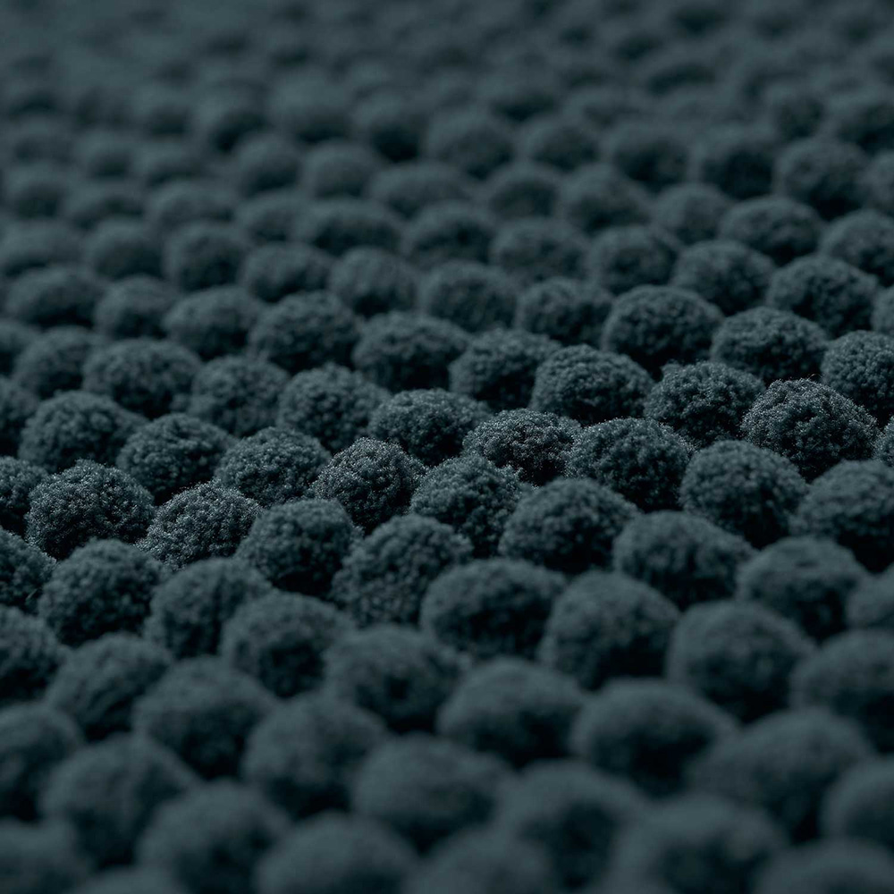 Kugel-Teppich, Stoffkugel, Kugelmuster, Pompon-Platz, Textiltextur