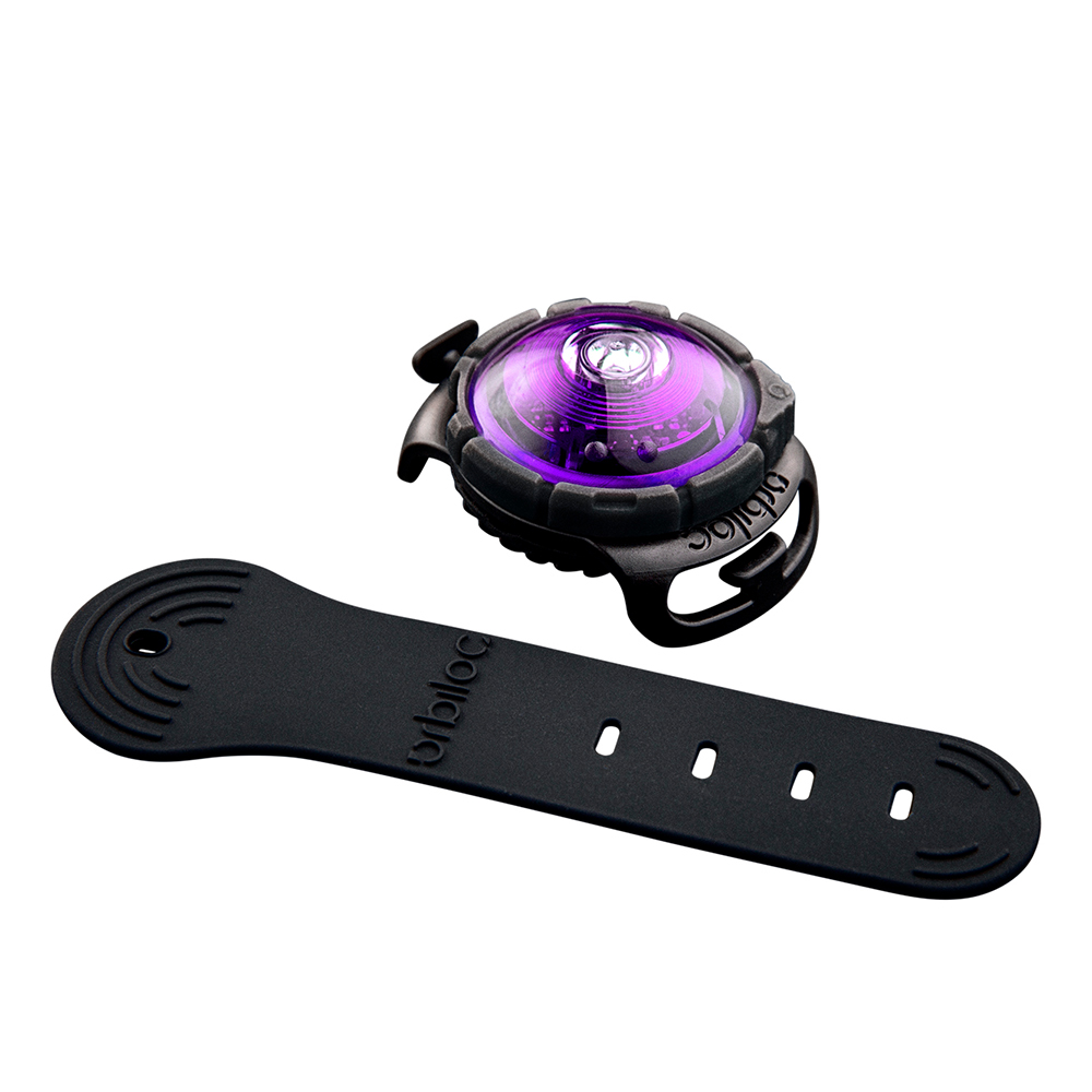 Taschenarmband, LED-Uhr, Flexibel, Lila Glühlicht, Kunststoffgehäuse