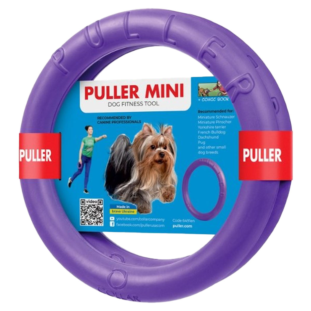 Hundespielzeug, Ringe-Spielzeug, lila Spielzeug, Puller Mini, Fitness-Tool