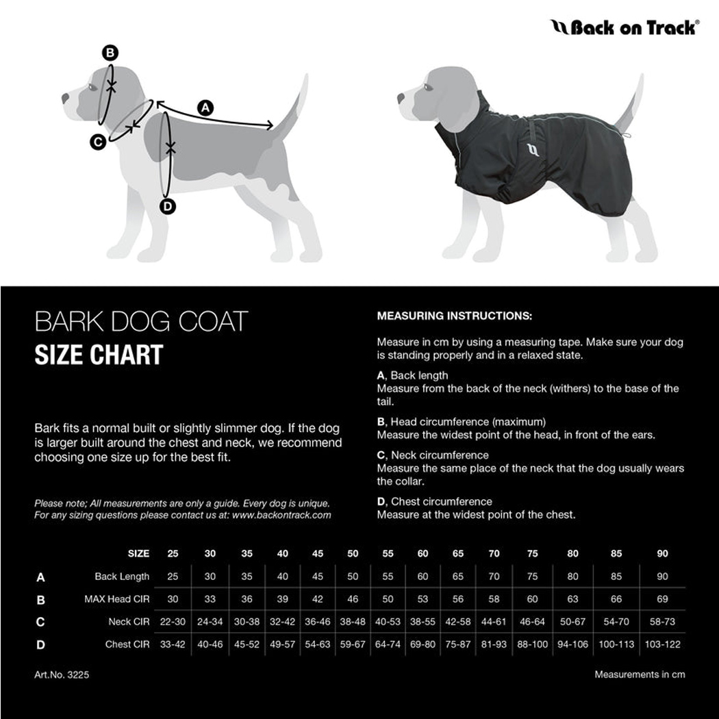 Hundebekleidung, Regenschutz, Mantel, Schutzhülle, Back on Track