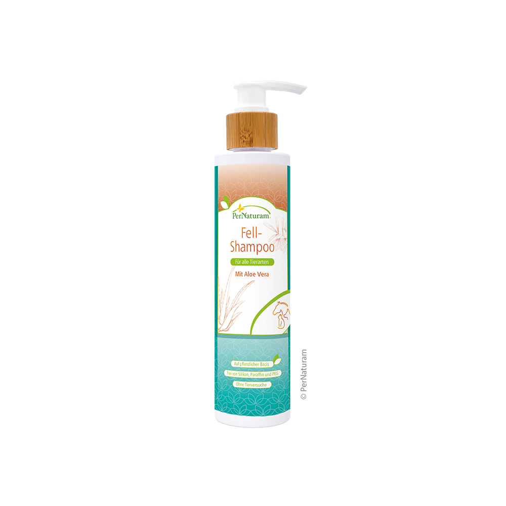 Fell Shampoo, Tiershampoo, Aloe Vera, Naturkosmetik, Flasche mit Pumpe