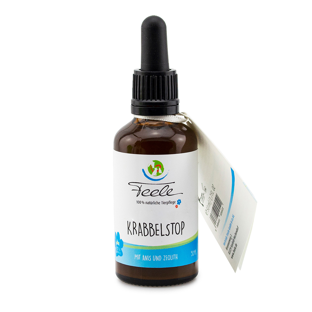 Krabbelstop, Tierpflege, Tropfflasche, Arzneimittel, Anis, Zeolith, 50 ml