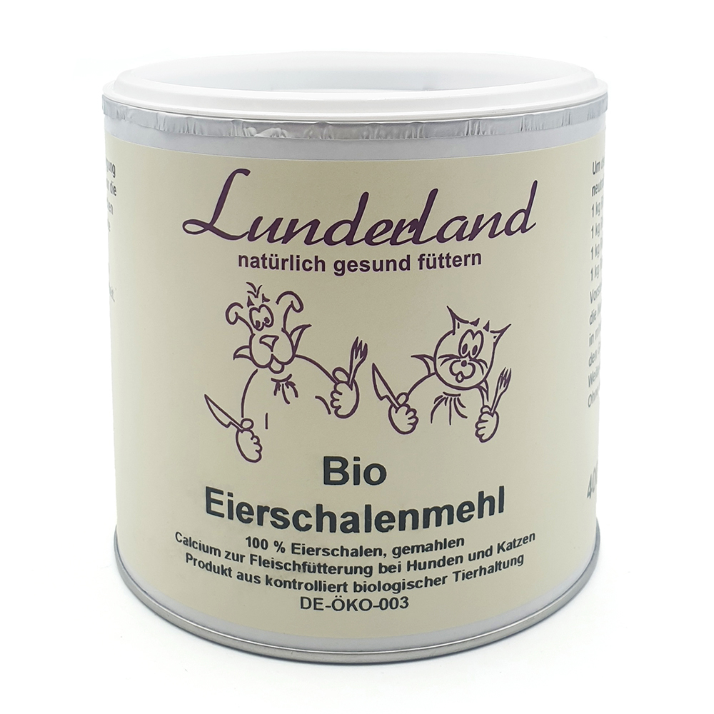 Lunderland Bio Eierschalenmehl 400g DE-ÖKO-001