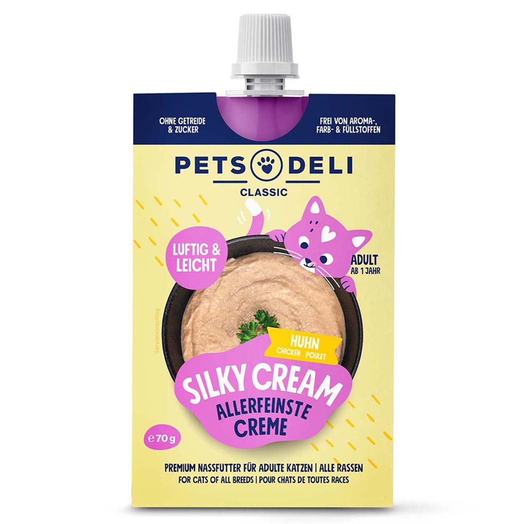 Katzenfutter, Streichcreme, Huhn, Creme, 70 g
