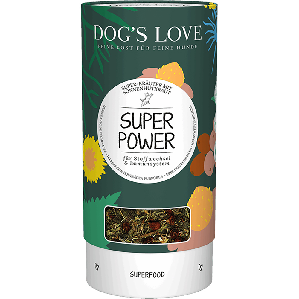 DOG’S LOVE Kräuter Super Power für Stoffwechsel und Immunsystem 70g