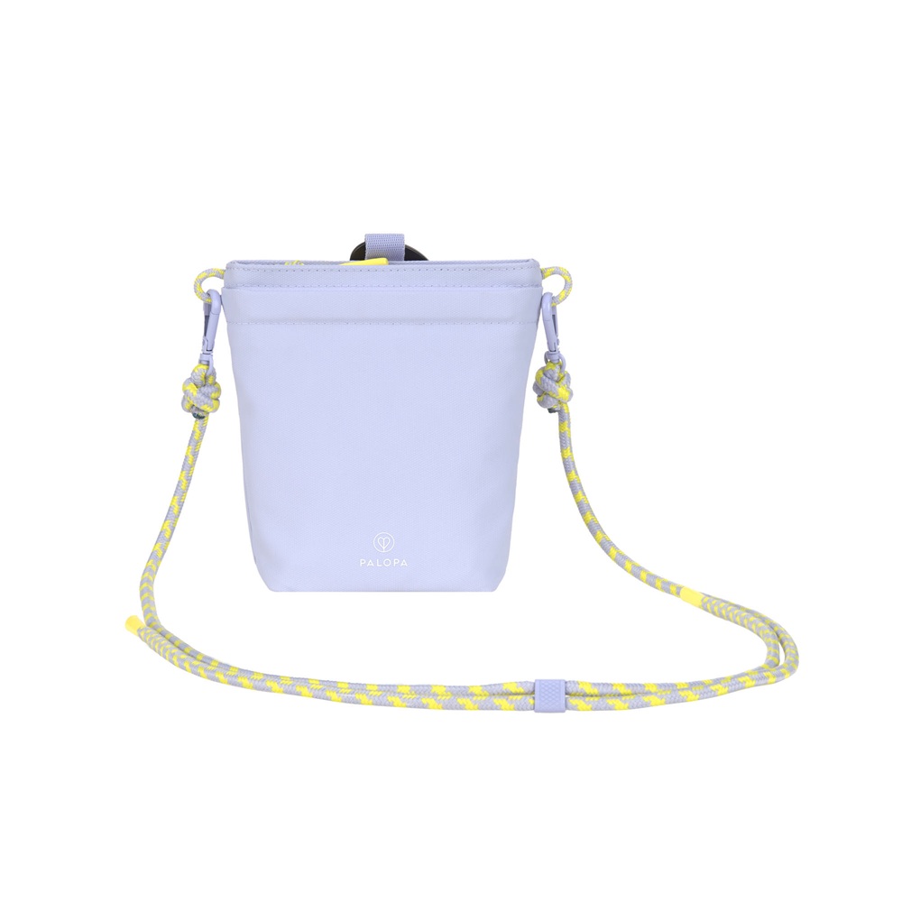 Pouch, Crossbody, Mini-Tasche, Lila, Kordelband-Tragegurt