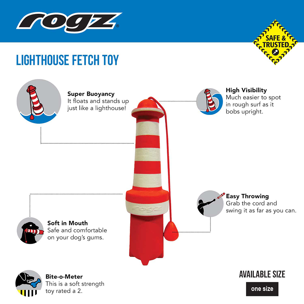 Lighthouse Spielzeug, Fetch Spielzeug, Hundenspielzeug, Beißbares Spielzeug, Weiches Mundgefühl