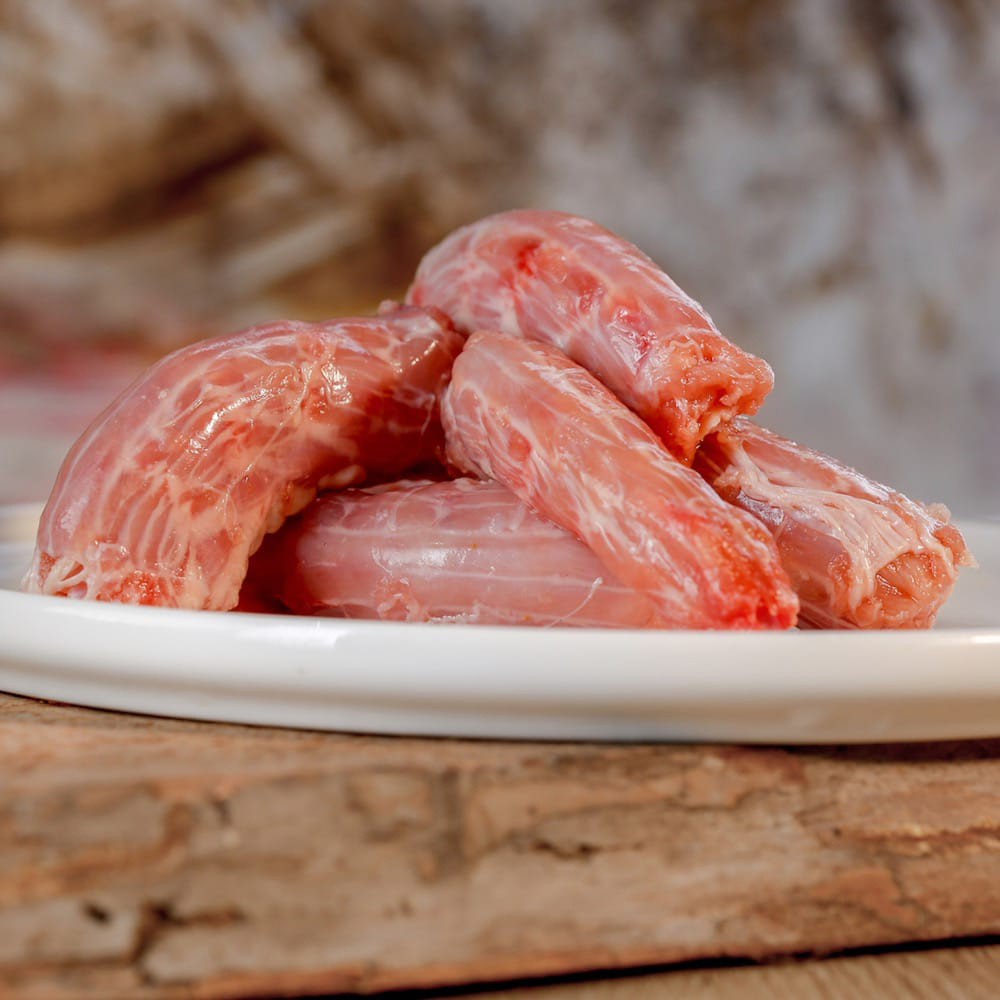 Lammfleisch, Knochiges Fleisch, Rippenknochen, Frischware, Rohes Fleisch