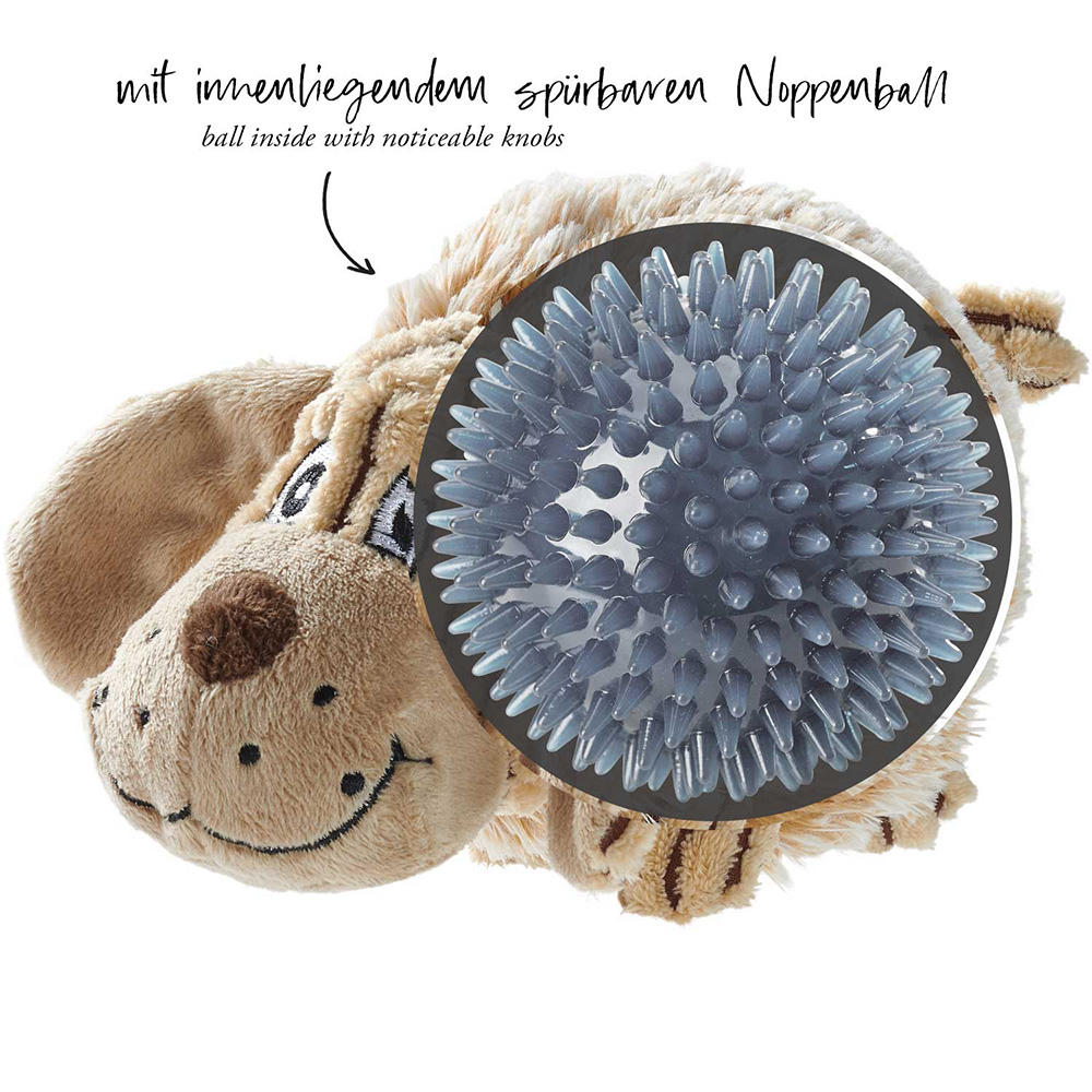 Plüschspielzeug, Hundespielzeug, Noppenball, Stofftier, Plüschkissen