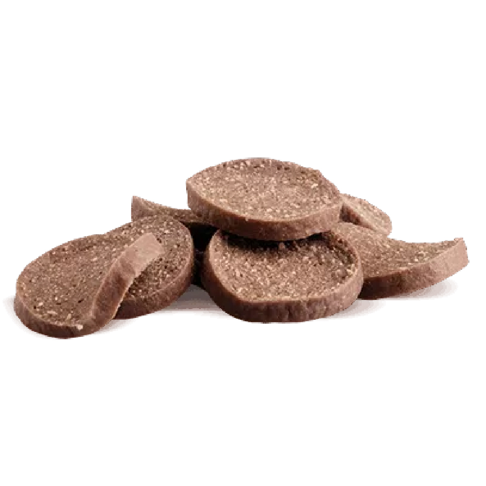 DOG’S LOVE Hundeleckerlis Chips Bio Pute mit Himbeere 150g DE-ÖKO-001