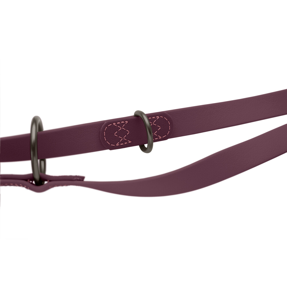 Gurtband, Riemen, Sattelgurt, Leder, rosa-rot