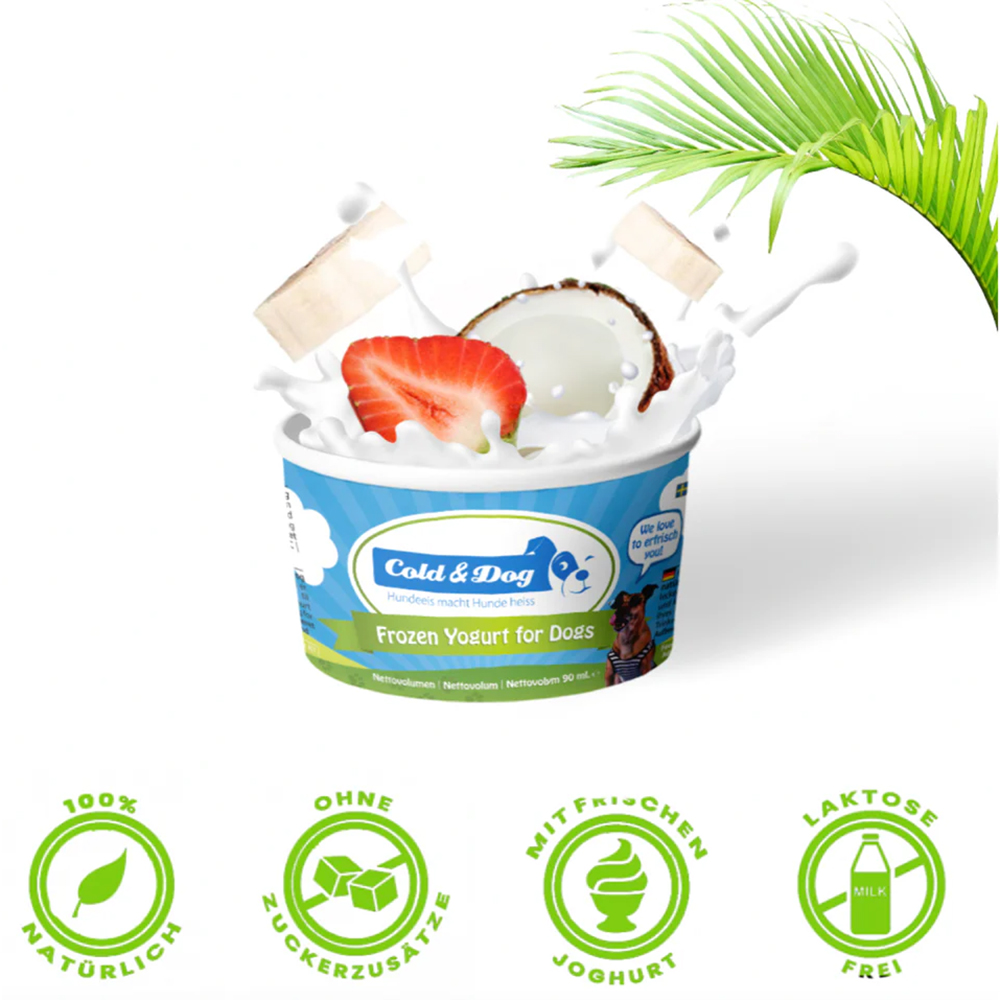 Nachtisch, Essen, Joghurt, Sahne, Gefrorener Joghurt