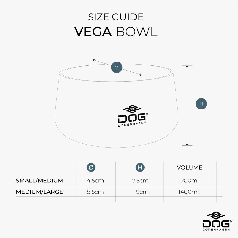 DOG Copenhagen Vega Bowl Caffe Latte 700ml