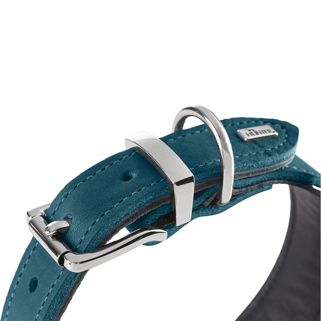 Uhr, Armband, Metall-Schnalle, Teal, Leder