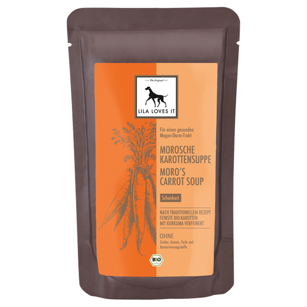 Karottensuppe, Möhren, Bio, Suppenpüree, Morosche Karottensuppe