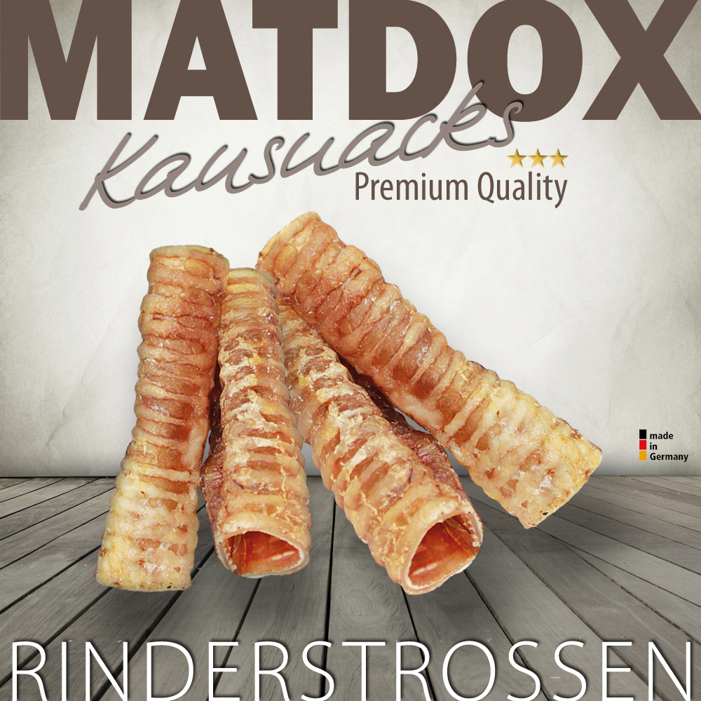 Matdox Rinderstrossen 500g Beutel  - made in Germany - Nachtisch, Essen, Gebäck, Fleisch, Schwein