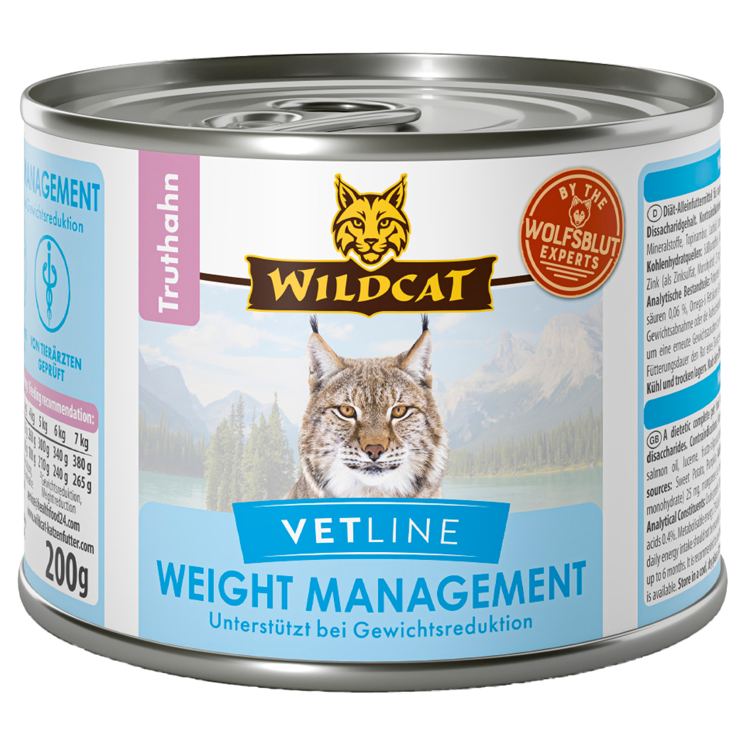 Katzenfutter, Nassfutter, Gewichtsmanagement, 200-g-Dose, Wildkatzenmotiv