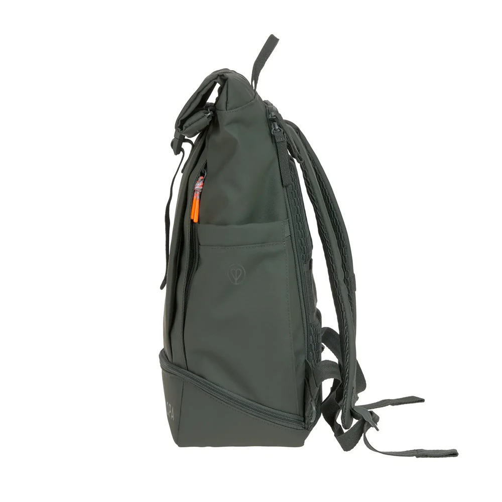 Rucksack, Rucksack, Grün olive, Vorderfach, Schultergurte