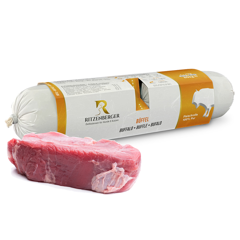 Ritzenberger Büffel Fleisch pur Duo-Rolls 2x400g